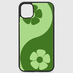 GREEN Flower Yin Yang Phone Case